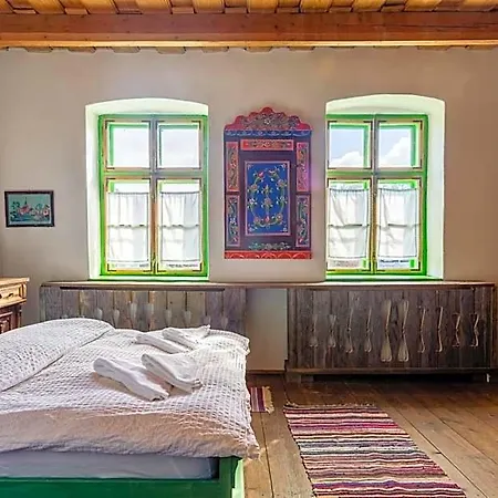Отель Viscri 32 - White Barn And Blue House Брашов