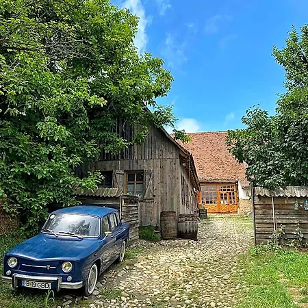 Viscri 32 - White Barn And Blue House
